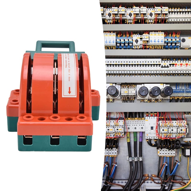 GOTOTOP 3P 63A Double Throw Electric RPSHK11 Bidirectional Double Power Knife Switch, Safety Disconnect Switch for Home Appliances - Image 5